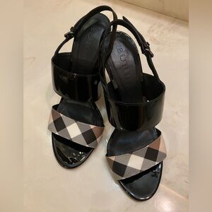 Burberry Double Strapped High Heels